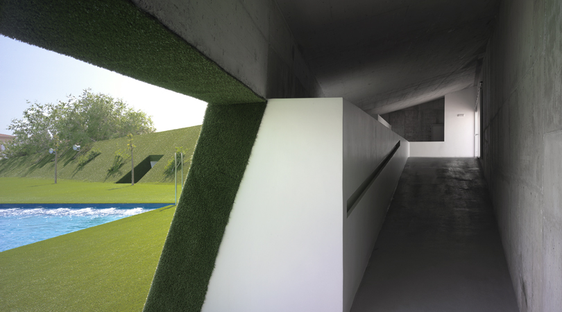 Valle urbano, piscina pública en un valle artificial. | Premis FAD 2010 | Arquitectura